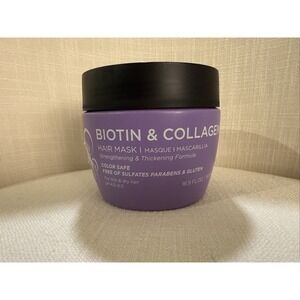 LUSETA Biotin & Collagen Hair Mask - Strengthen & Thicken Hair! -16.9 Oz. - NEW!